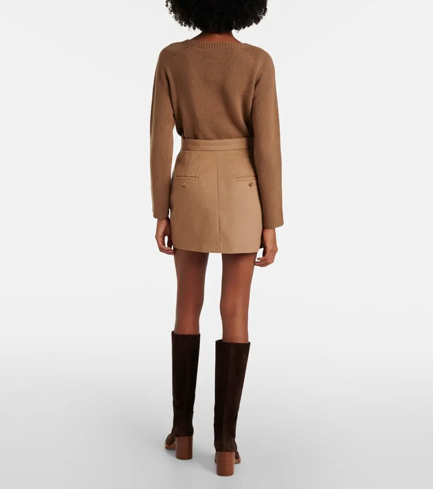 Max Mara Ancella camel hair miniskirt | Thumbnail 5 Max Mara Ancella camel hair miniskirt | Thumbnail 5