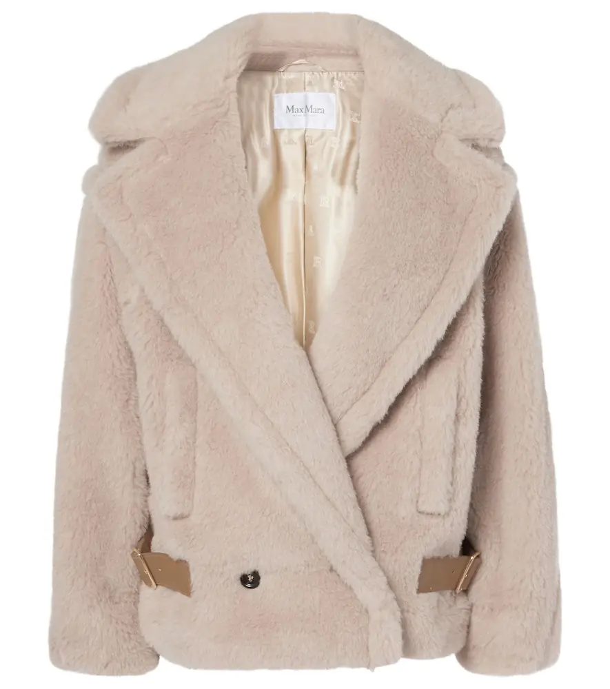 Max Mara Radice alpaca, wool, and silk teddy jacket | Image 1 Max Mara Radice alpaca, wool, and silk teddy jacket | Image 1
