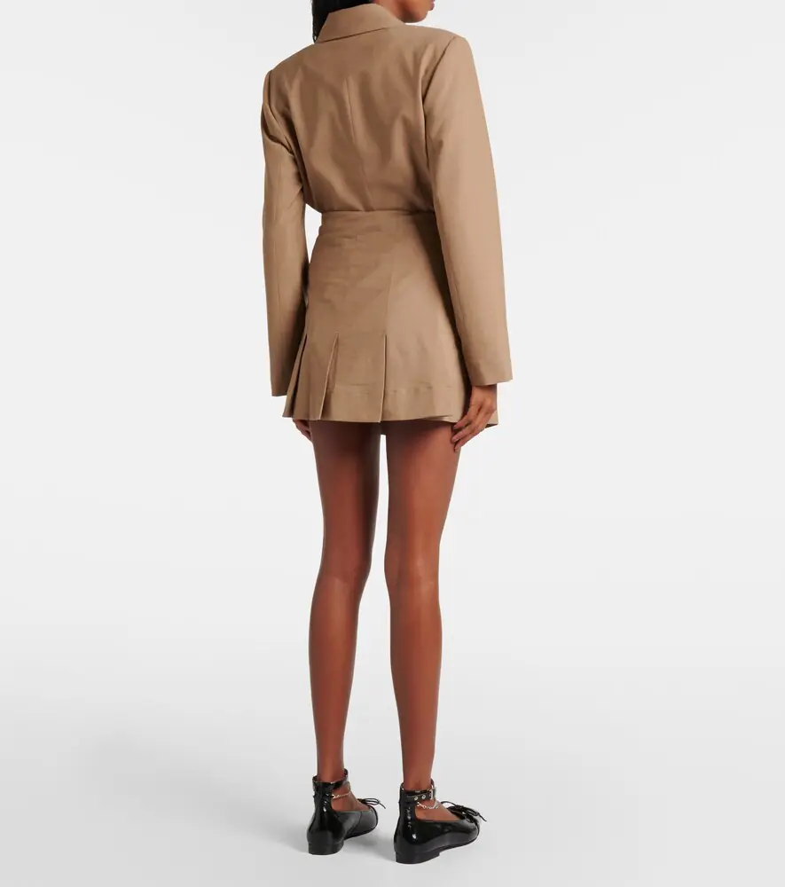 Ganni Pleated miniskirt | Thumbnail 2