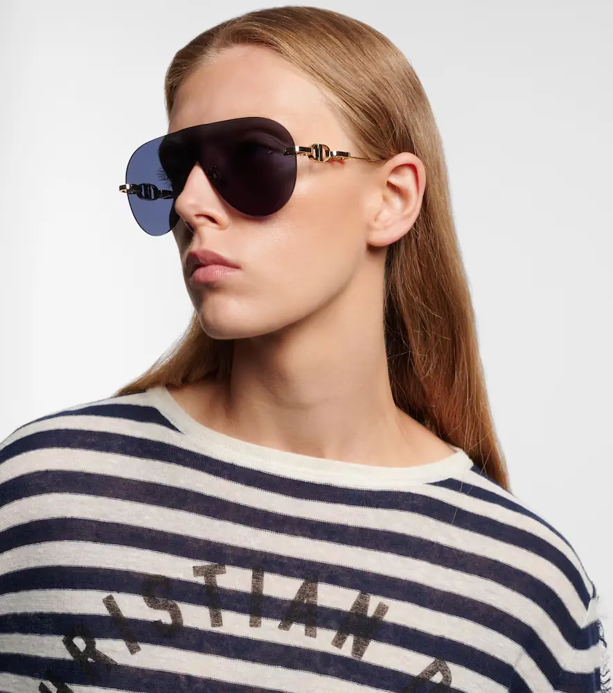 DIOR Eyewear CD Chain M2U shield sunglasses | Thumbnail 2 DIOR Eyewear CD Chain M2U shield sunglasses | Thumbnail 2
