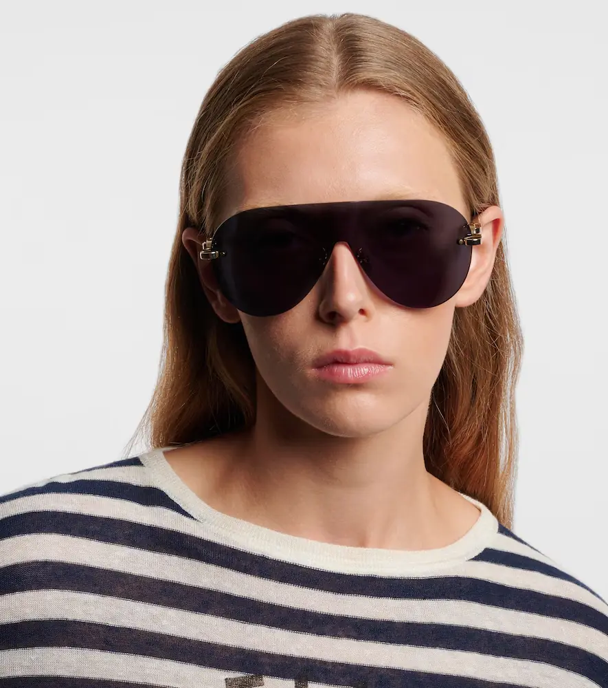 DIOR Eyewear CD Chain M2U shield sunglasses | Thumbnail 3 DIOR Eyewear CD Chain M2U shield sunglasses | Thumbnail 3