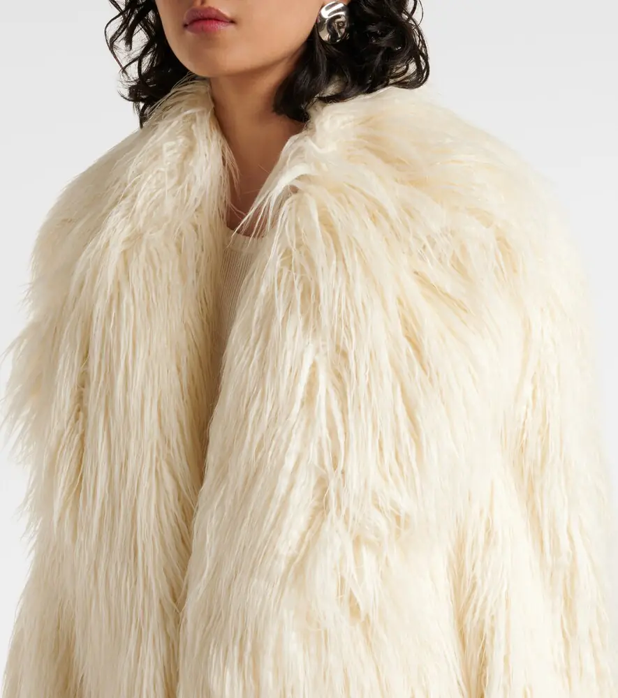The Frankie Shop Liza faux fur coat | Thumbnail 4