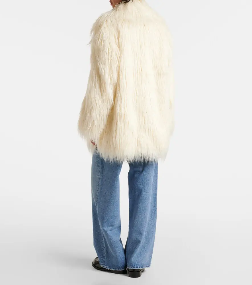 The Frankie Shop Liza faux fur coat | Thumbnail 6