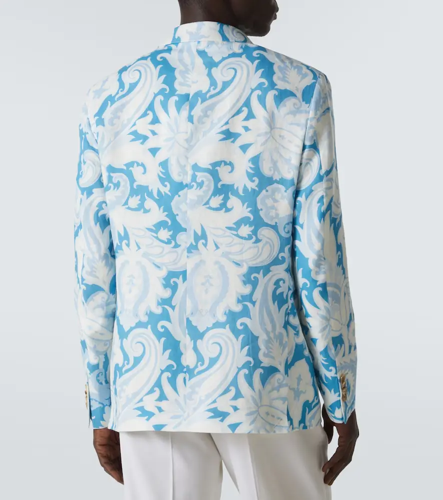 Etro Printed single-breasted cotton blazer | Thumbnail 7 Etro Printed single-breasted cotton blazer | Thumbnail 7