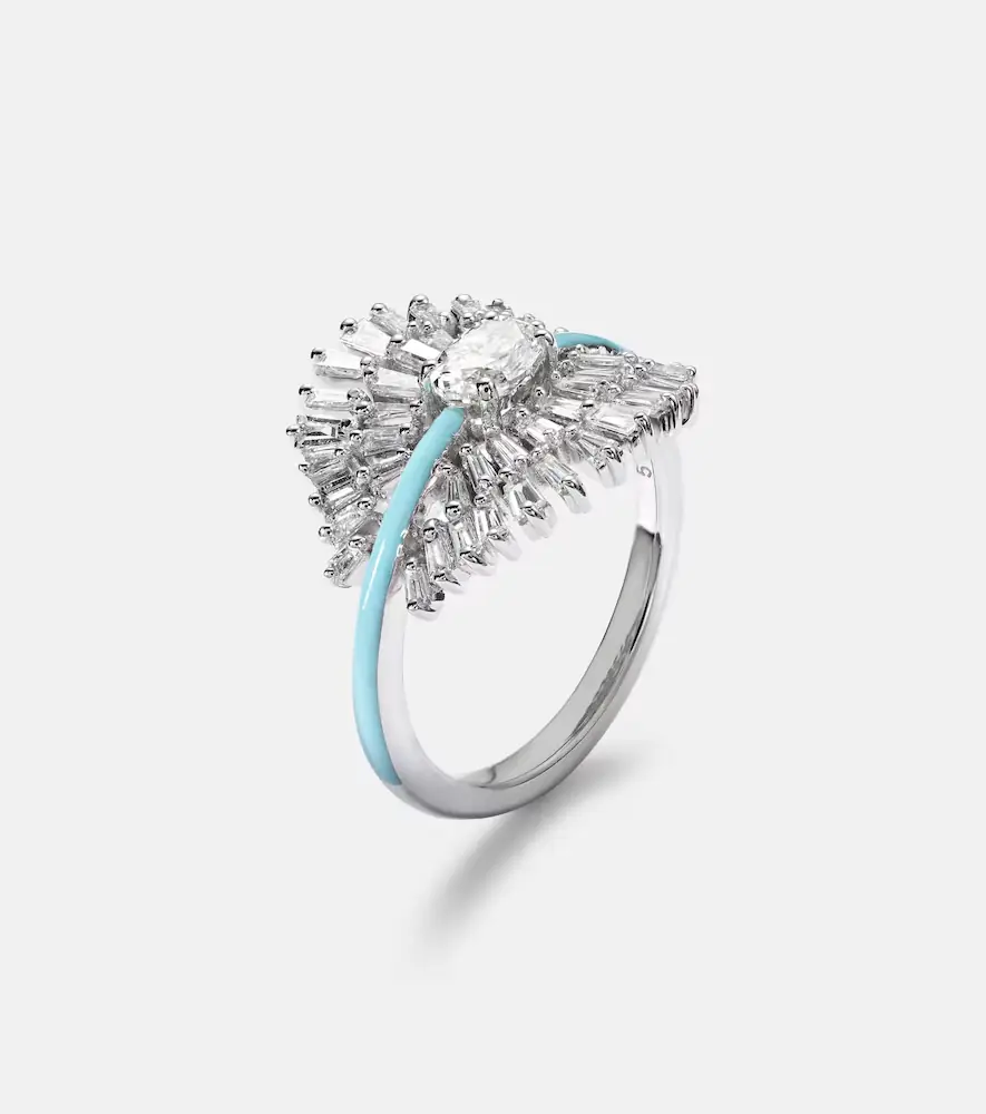 Kamyen 18kt white gold pinky ring with diamonds | Thumbnail 2 Kamyen 18kt white gold pinky ring with diamonds | Thumbnail 2