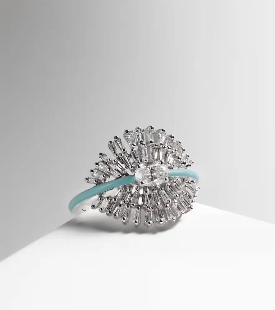 Kamyen 18kt white gold pinky ring with diamonds | Thumbnail 3 Kamyen 18kt white gold pinky ring with diamonds | Thumbnail 3