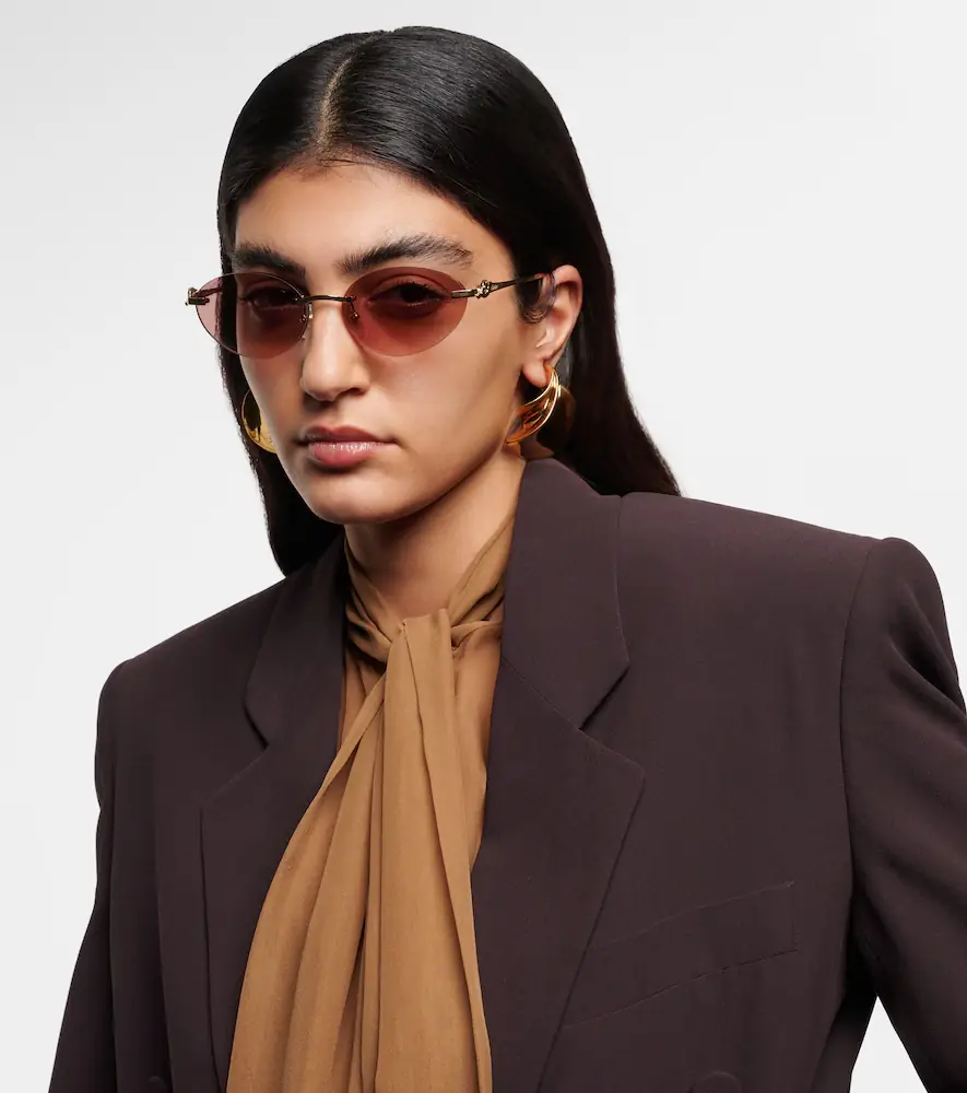 Cartier Eyewear Collection Panthère de Cartier oval sunglasses | Thumbnail 6 Cartier Eyewear Collection Panthère de Cartier oval sunglasses | Thumbnail 6