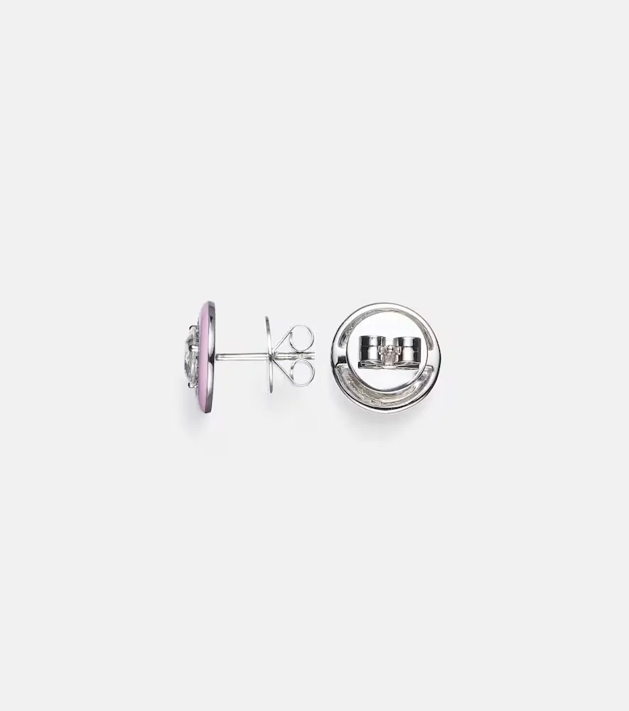 Kamyen 18kt white gold earrings with diamonds | Thumbnail 2