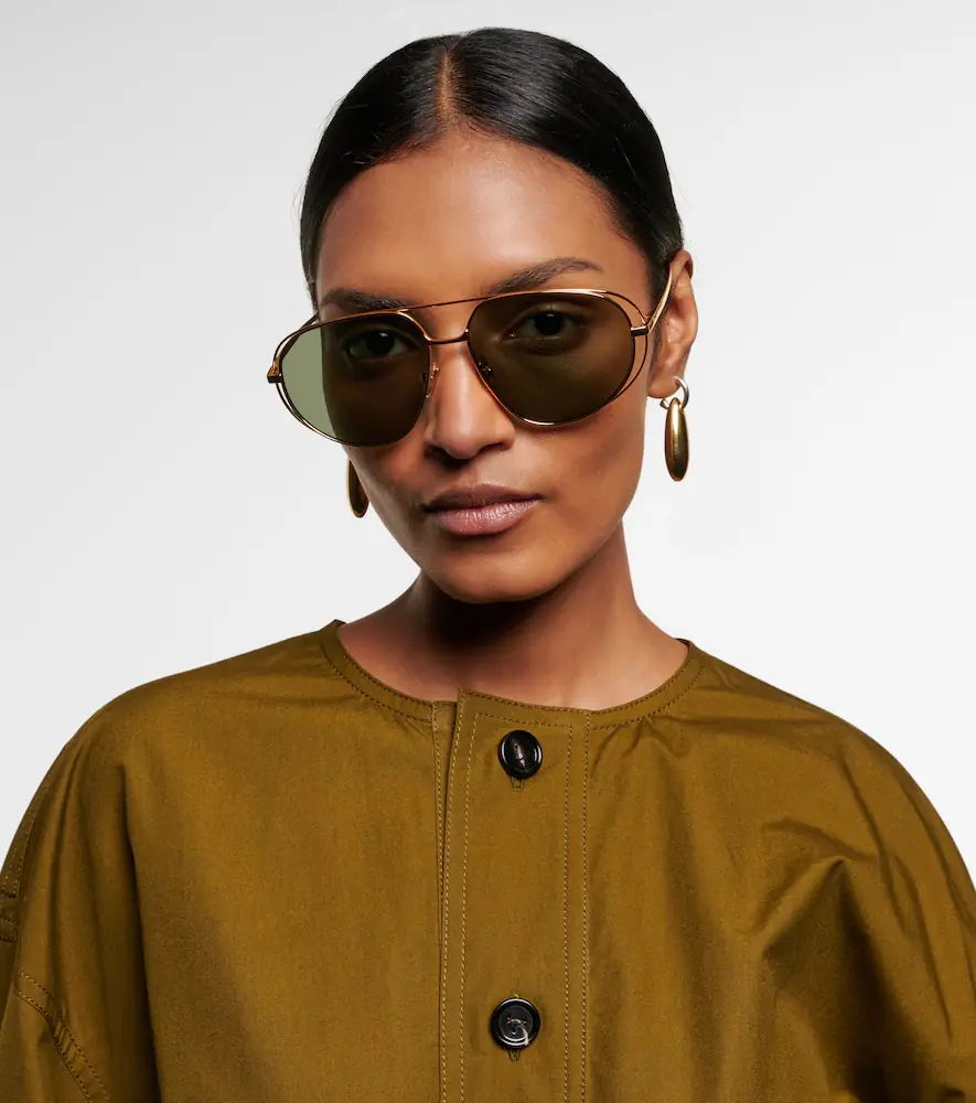 Bottega Veneta Aviator sunglasses | Thumbnail 5