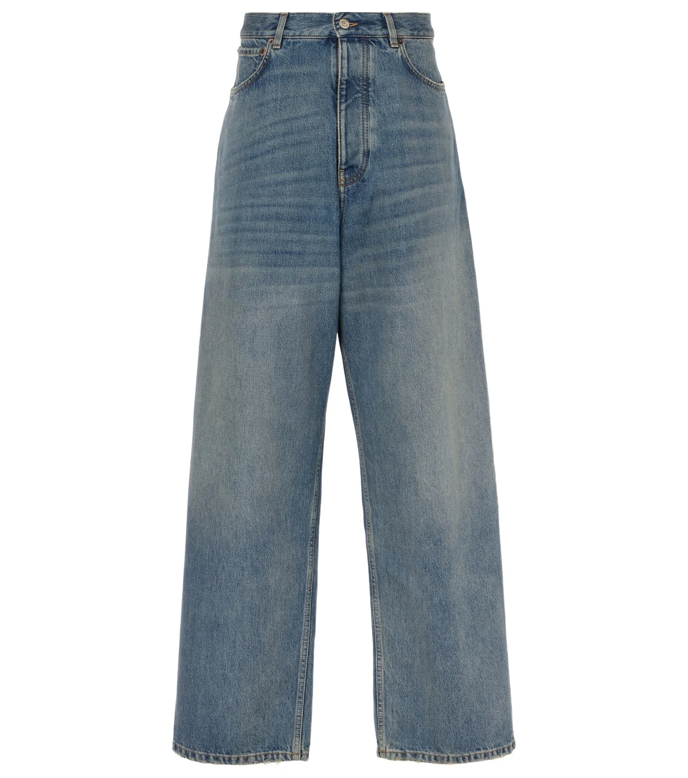 Faded mid-rise wide-leg jeans Faded mid-rise wide-leg jeans