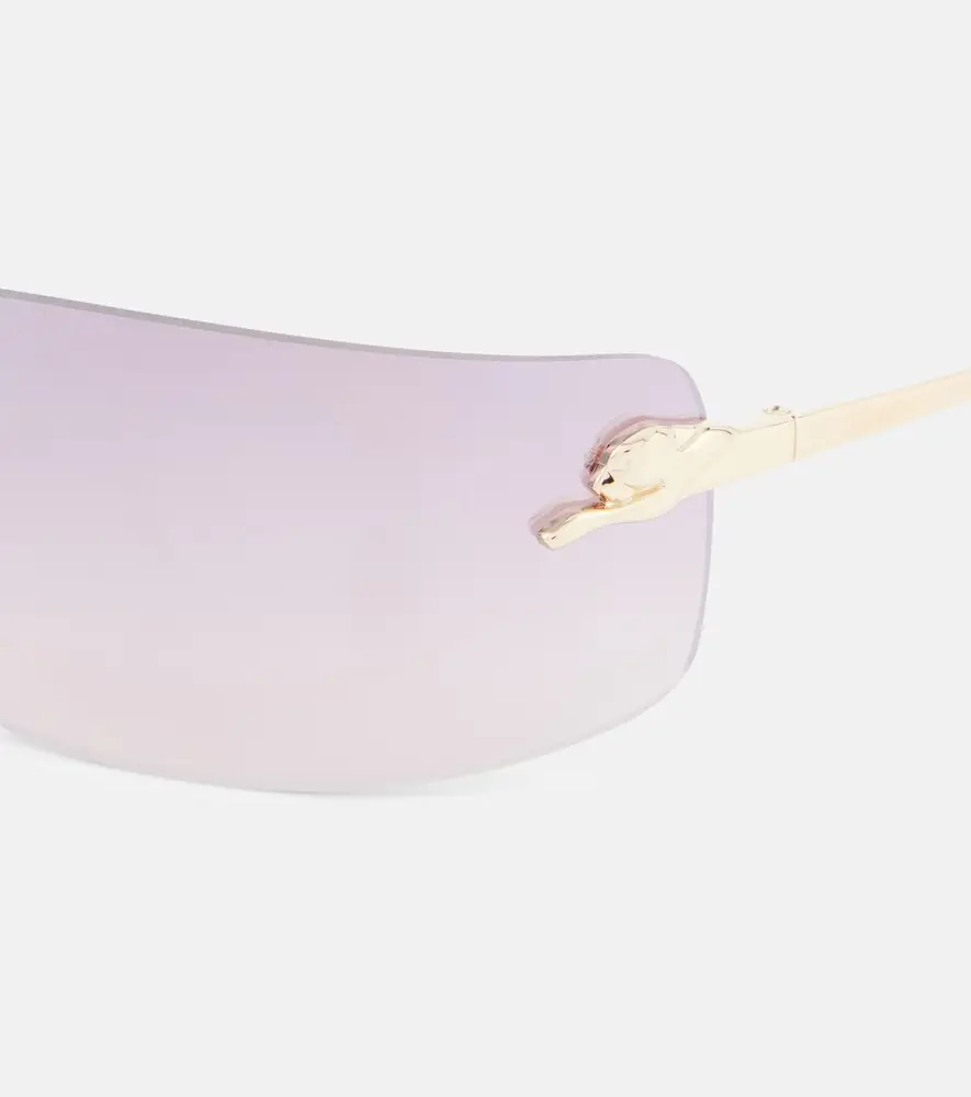 Cartier Eyewear Collection Panthère De Cartier rectangular sunglasses | Thumbnail 2