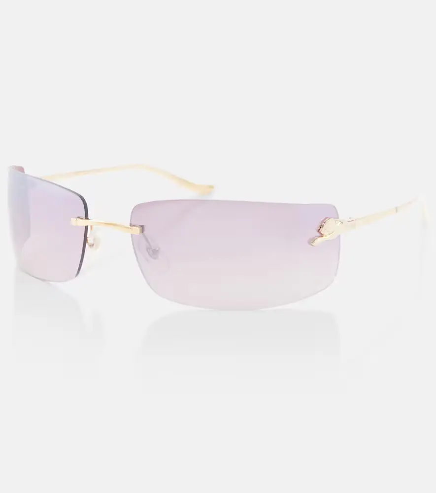 Cartier Eyewear Collection Panthère De Cartier rectangular sunglasses | Thumbnail 3