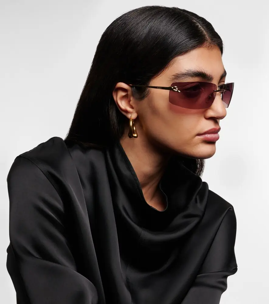 Cartier Eyewear Collection Panthère De Cartier rectangular sunglasses | Thumbnail 5