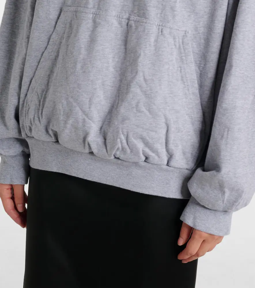 Balenciaga Logo cotton jersey hoodie | Thumbnail 2 Balenciaga Logo cotton jersey hoodie | Thumbnail 2