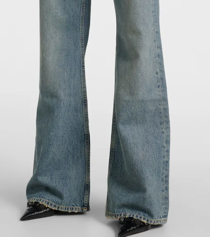 Balenciaga Mid-rise flared jeans | Thumbnail 6