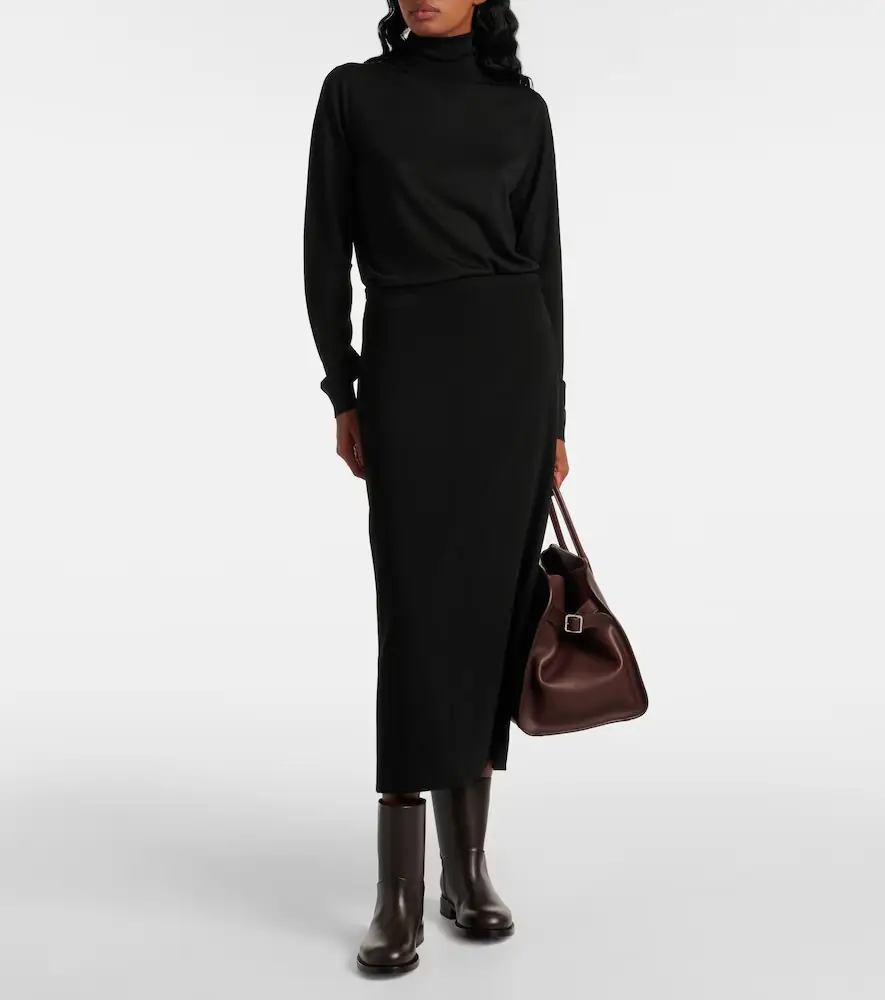 The Row Matias wool-blend midi skirt | Thumbnail 3 The Row Matias wool-blend midi skirt | Thumbnail 3