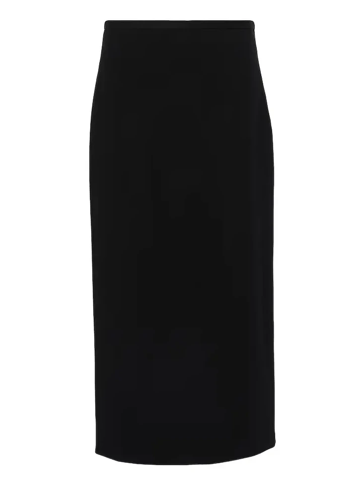 Matias wool-blend midi skirt