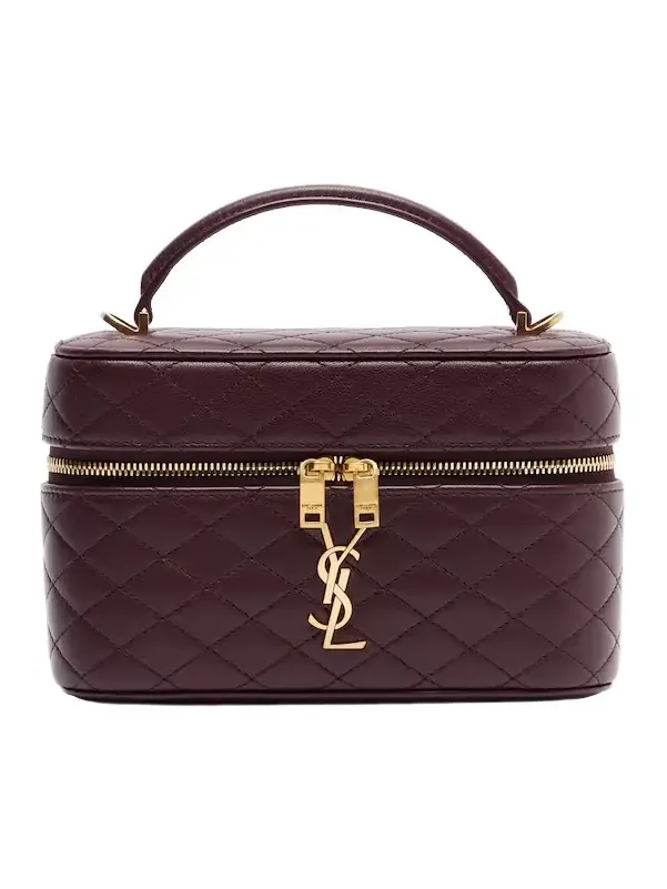 Saint Laurent Gaby patent leather vanity bag