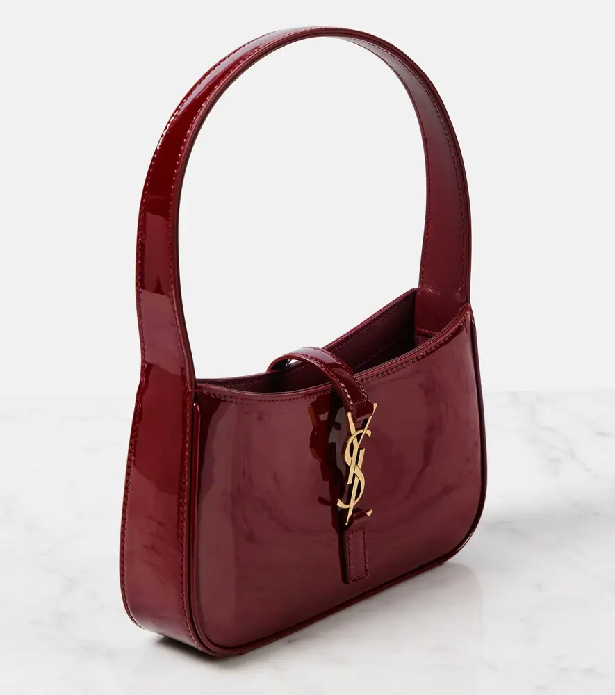 Saint Laurent Le 5 à 7 Mini patent leather shoulder bag | Thumbnail 4 Saint Laurent Le 5 à 7 Mini patent leather shoulder bag | Thumbnail 4