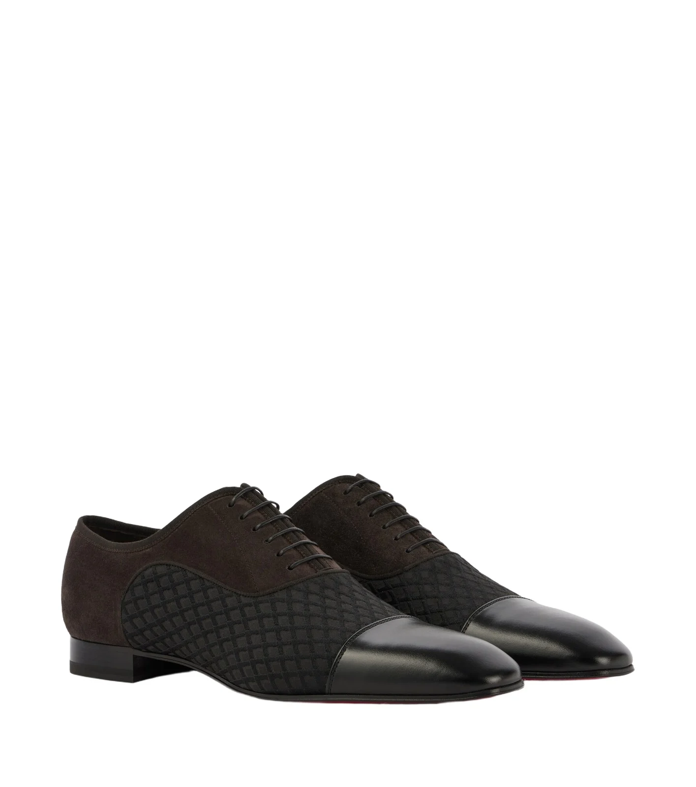 Greggo leather-trimmed Oxford shoes
