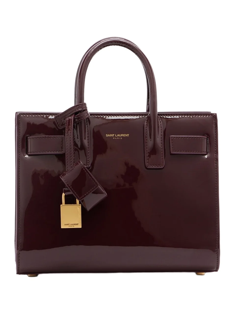 Sac De Jour Nano patent leather tote bag