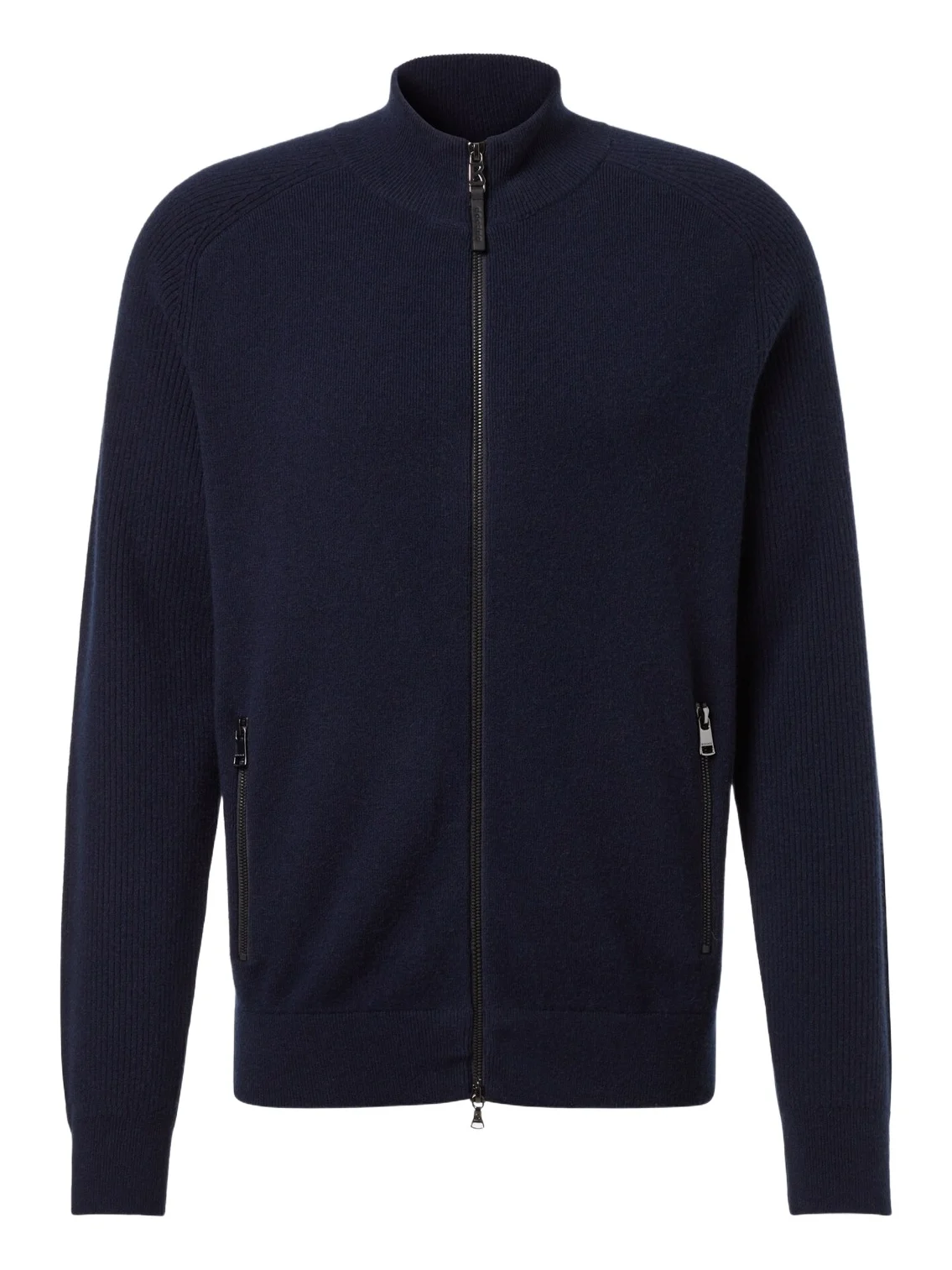 Dexter wool and cashmere zip-up sweater