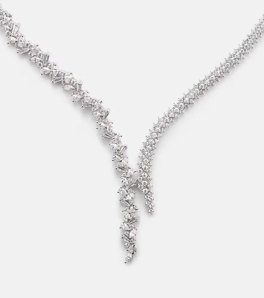 YEPREM Y-Couture 18kt white gold necklace with diamonds | Thumbnail 2 YEPREM Y-Couture 18kt white gold necklace with diamonds | Thumbnail 2