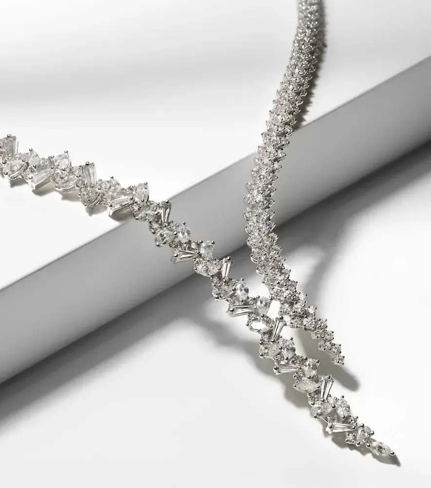 YEPREM Y-Couture 18kt white gold necklace with diamonds | Thumbnail 6 YEPREM Y-Couture 18kt white gold necklace with diamonds | Thumbnail 6