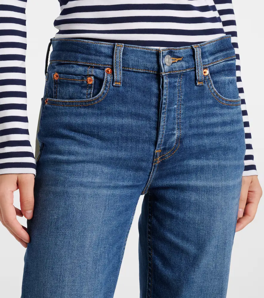 RE/DONE Stove Pipe mid-rise straight jeans | Thumbnail 4
