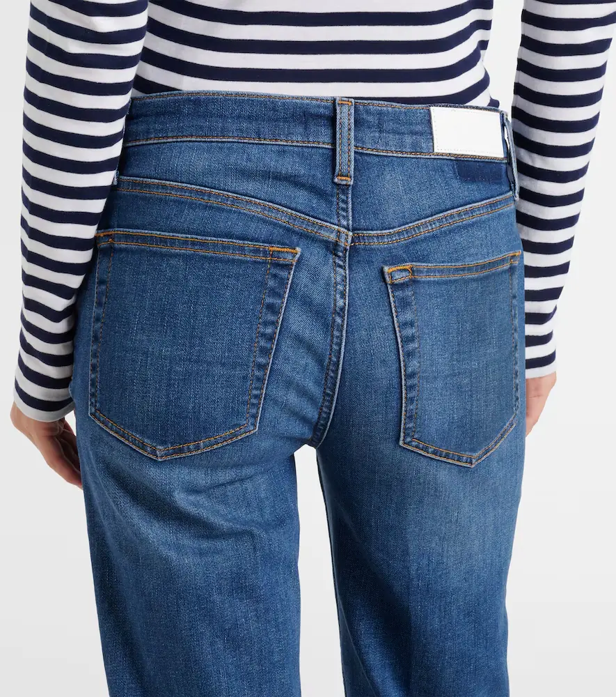 RE/DONE Stove Pipe mid-rise straight jeans | Thumbnail 7