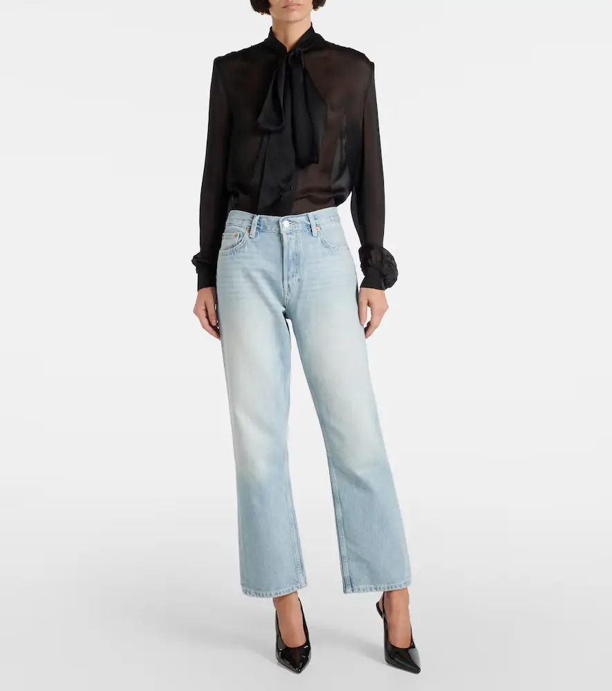 RE/DONE Easy Straight cropped straight jeans | Thumbnail 7
