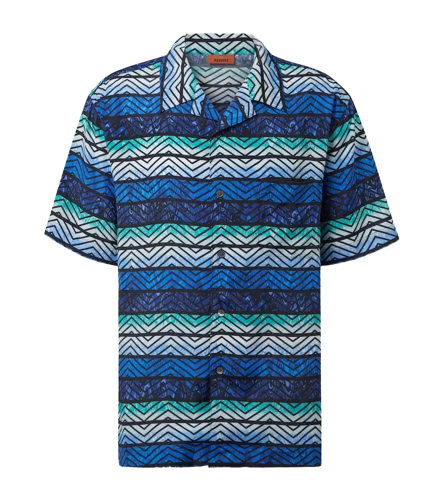 Missoni Zigzag bowling shirt | Image 1 Missoni Zigzag bowling shirt | Image 1