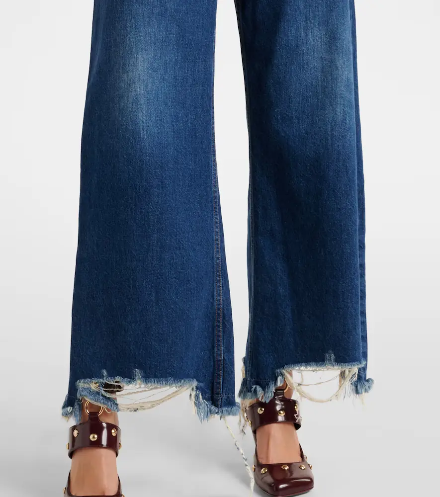 Chloe Chloé Mid-rise wide-leg jeans | Thumbnail 2 Chloe Chloé Mid-rise wide-leg jeans | Thumbnail 2