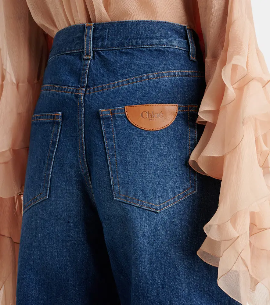 Chloe Chloé Mid-rise wide-leg jeans | Thumbnail 7 Chloe Chloé Mid-rise wide-leg jeans | Thumbnail 7