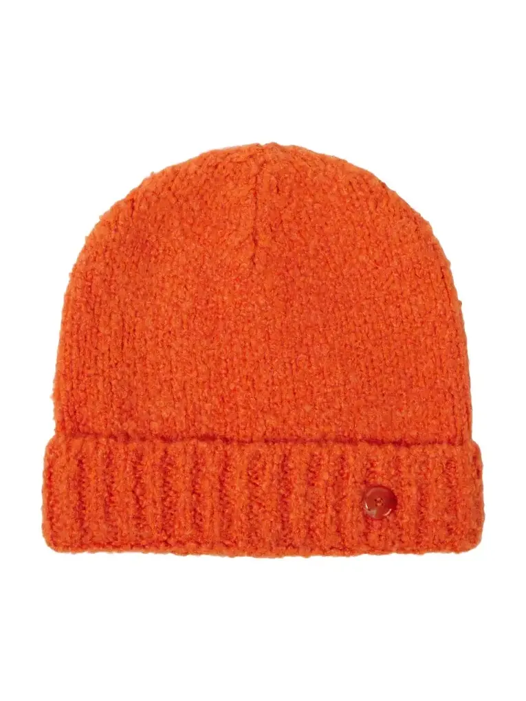 Vermillion Wind cashmere beanie