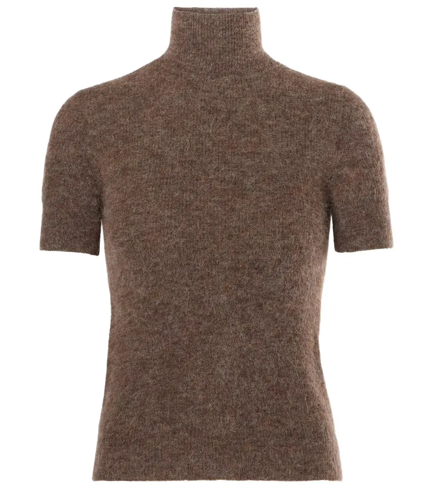 Ralph Lauren Collection Wool-blend turtleneck top | Image 1 Ralph Lauren Collection Wool-blend turtleneck top | Image 1