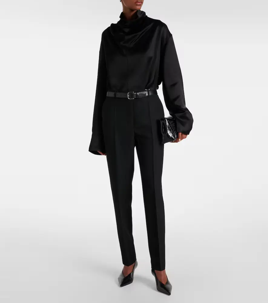 TOTEME Low-rise straight pants | Thumbnail 2 TOTEME Low-rise straight pants | Thumbnail 2