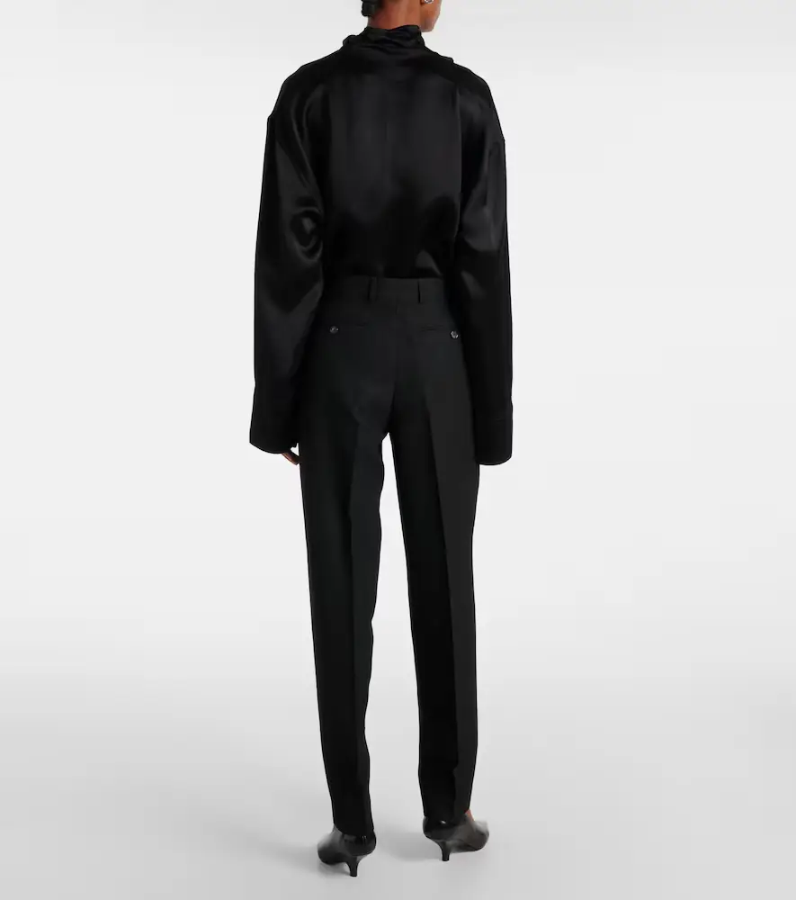 TOTEME Low-rise straight pants | Thumbnail 3 TOTEME Low-rise straight pants | Thumbnail 3