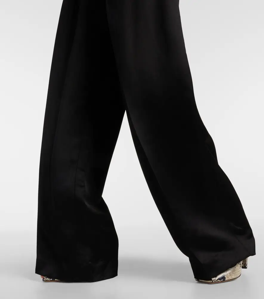 Khaite Marinta high-rise satin wide-leg pants | Thumbnail 6