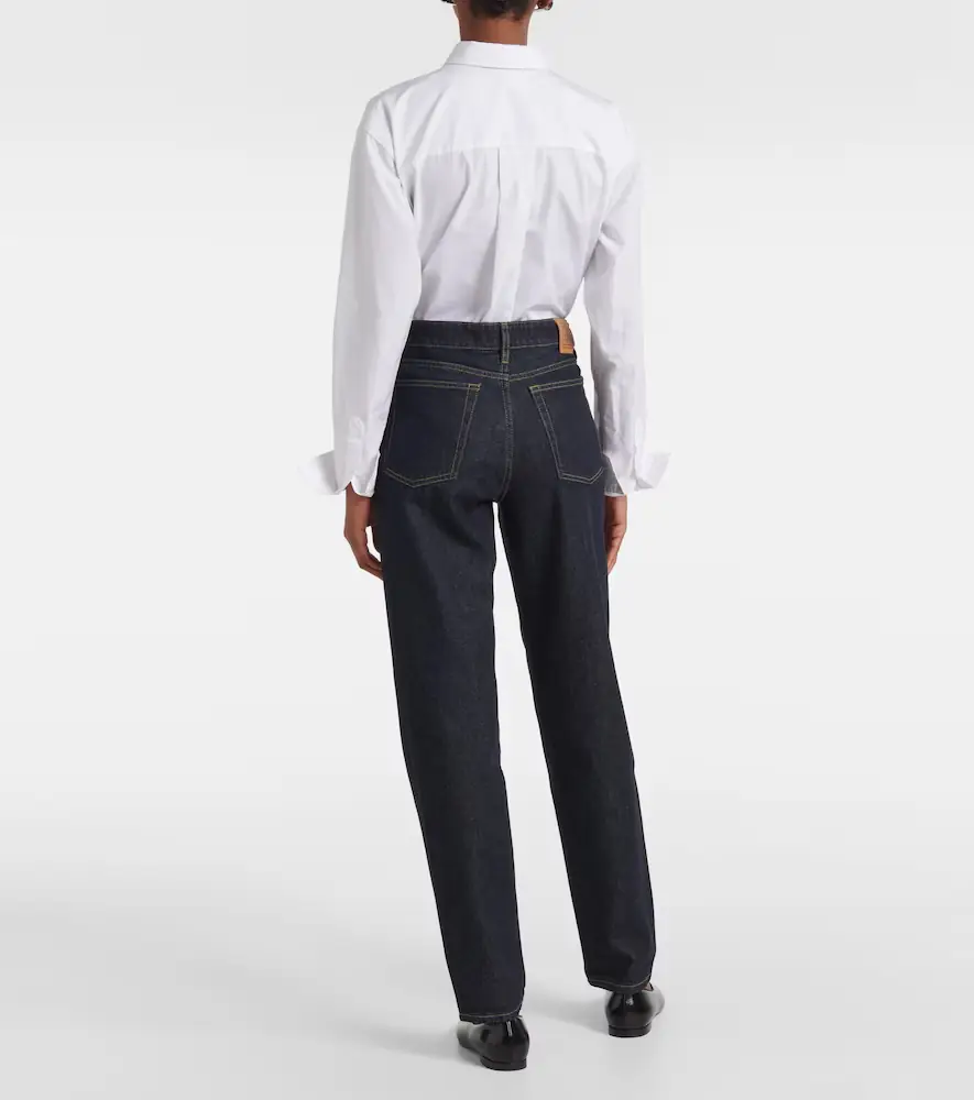 TOTEME Low-rise straight jeans | Thumbnail 6