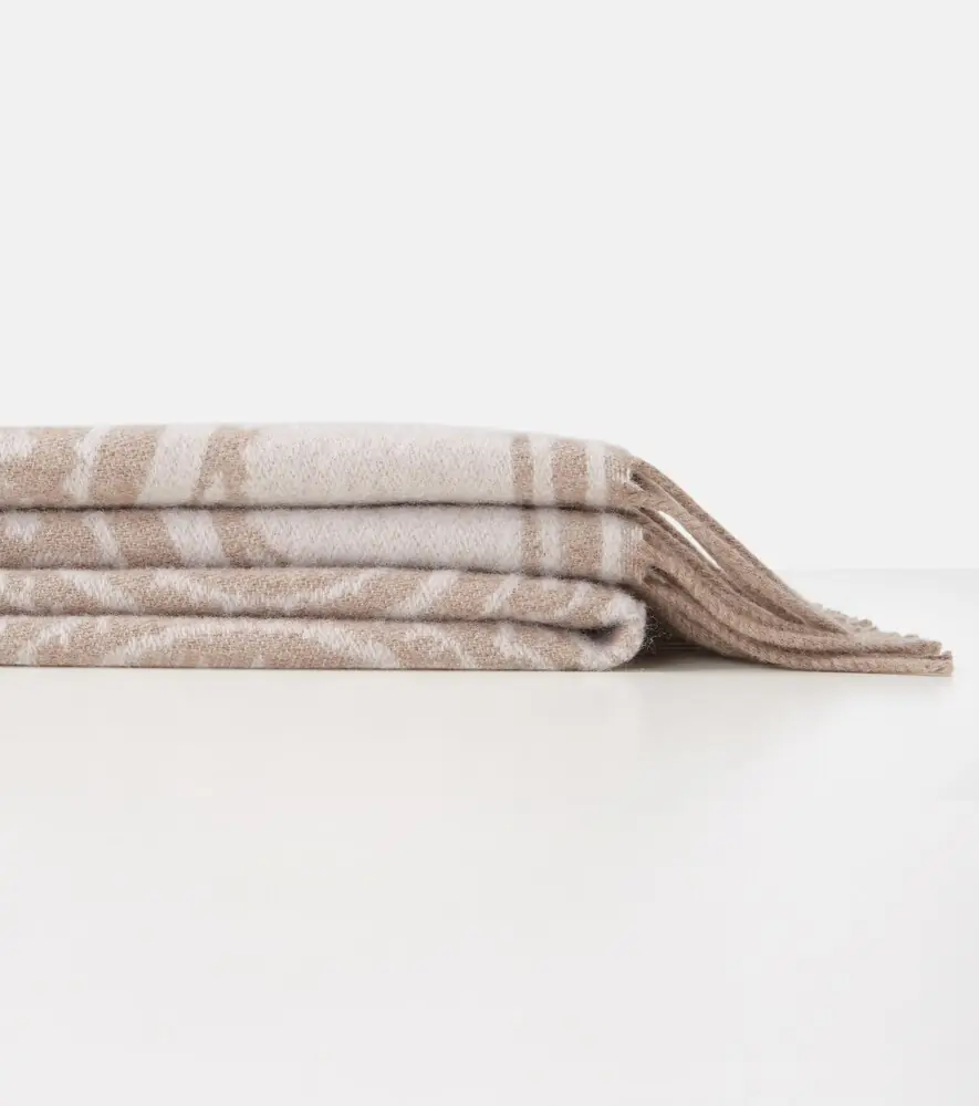 Etro Alocasia fringed wool throw | Thumbnail 5