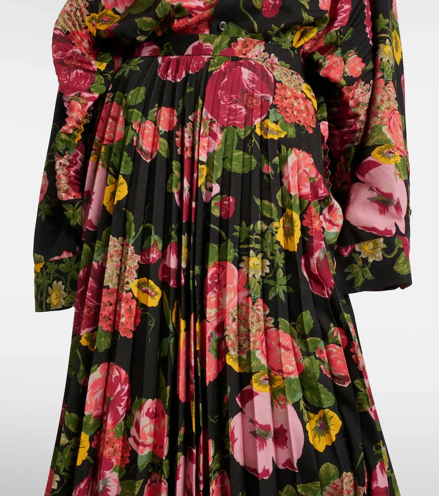 Junya Watanabe Pleated midi skirt | Thumbnail 3 Junya Watanabe Pleated midi skirt | Thumbnail 3