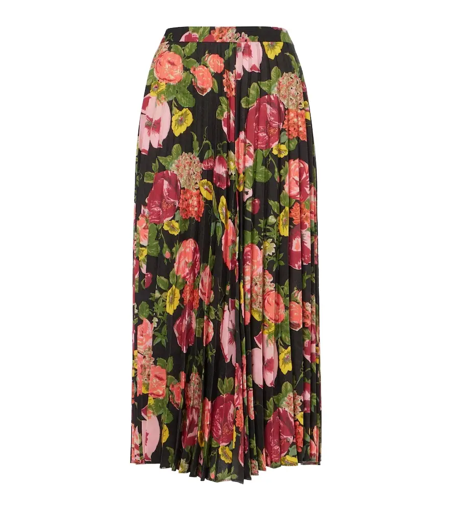 Pleated midi skirt Pleated midi skirt