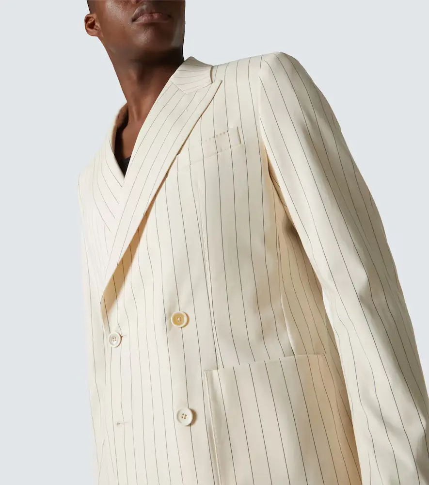 Dolce & Gabbana Striped cotton-blend blazer | Thumbnail 5 Dolce & Gabbana Striped cotton-blend blazer | Thumbnail 5