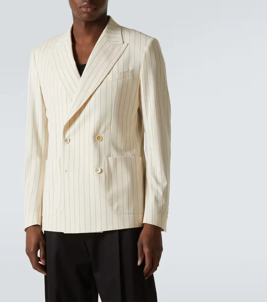 Dolce & Gabbana Striped cotton-blend blazer | Thumbnail 6 Dolce & Gabbana Striped cotton-blend blazer | Thumbnail 6