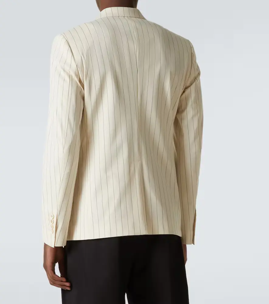 Dolce & Gabbana Striped cotton-blend blazer | Thumbnail 7 Dolce & Gabbana Striped cotton-blend blazer | Thumbnail 7
