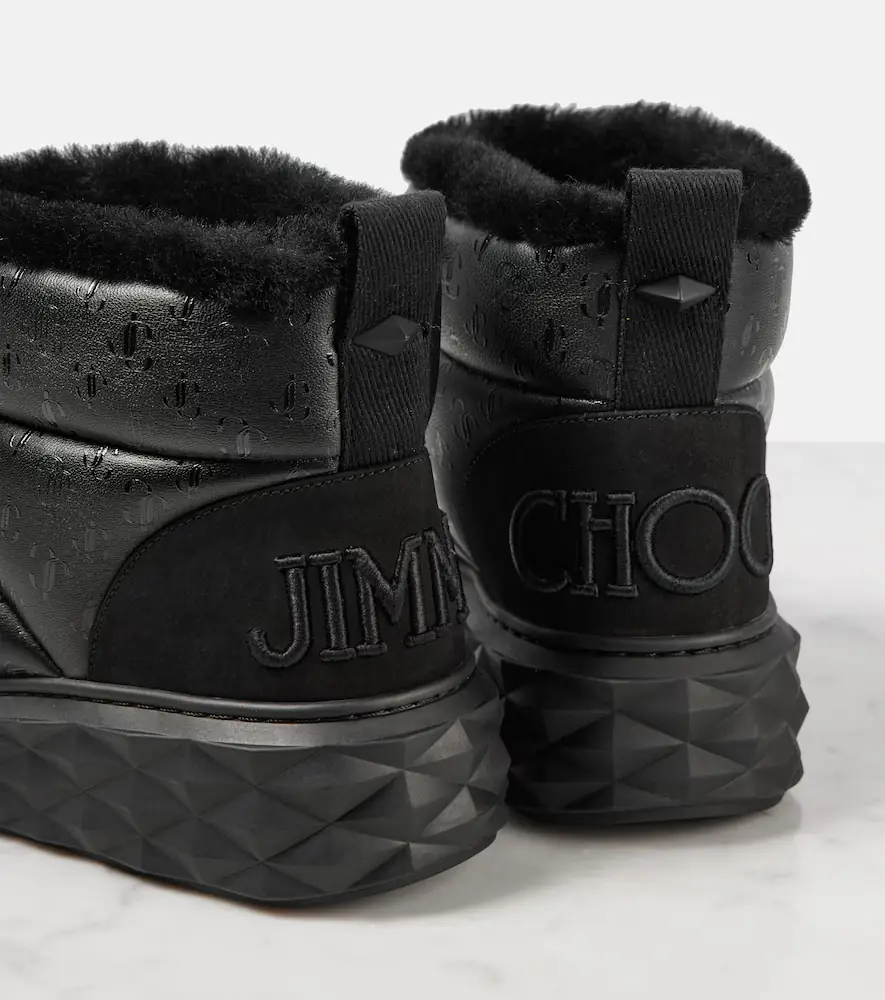 Jimmy Choo Xan shearling-lined leather snow boots | Thumbnail 3 Jimmy Choo Xan shearling-lined leather snow boots | Thumbnail 3