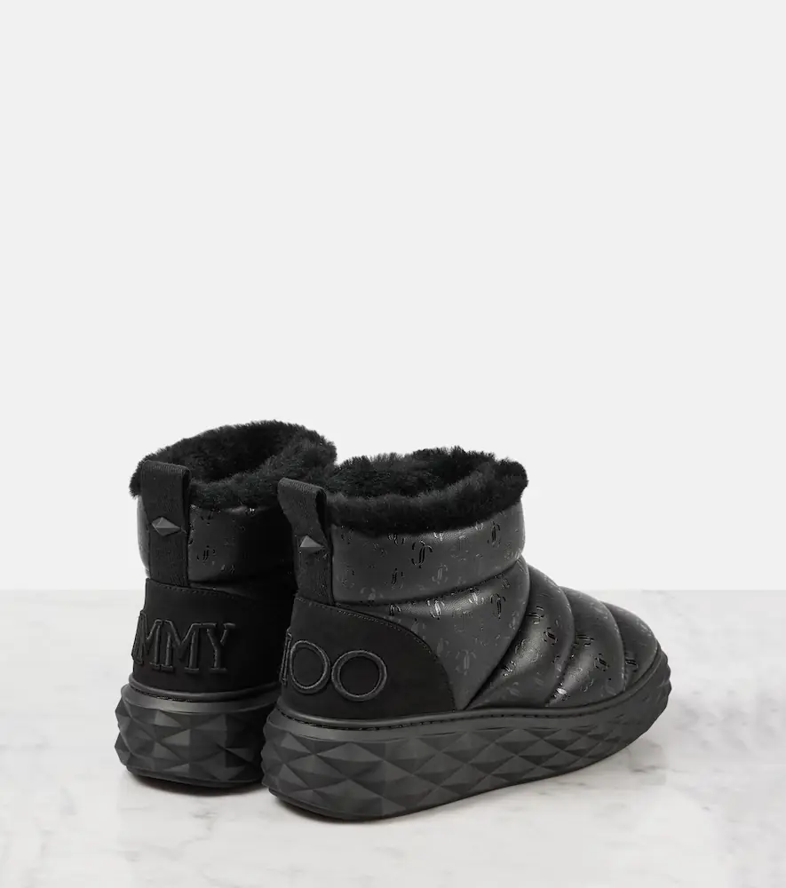 Jimmy Choo Xan shearling-lined leather snow boots | Thumbnail 4 Jimmy Choo Xan shearling-lined leather snow boots | Thumbnail 4