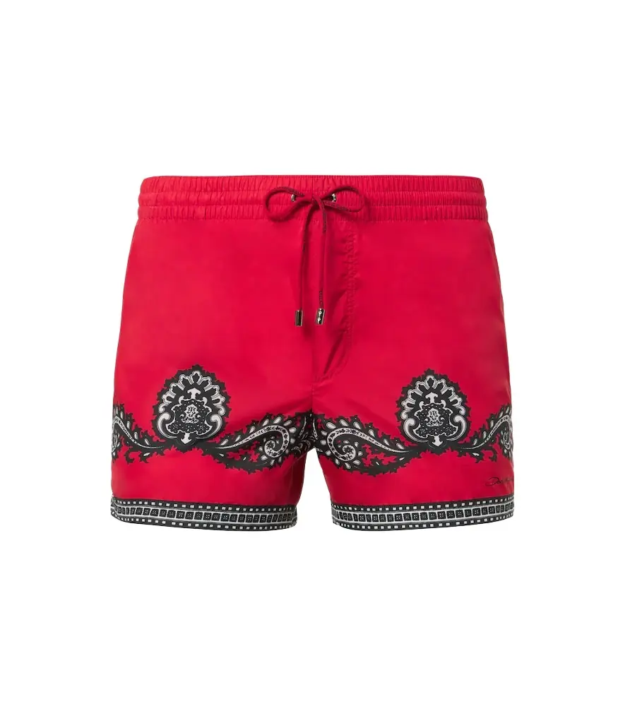 Dolce & Gabbana Printed swim trunks