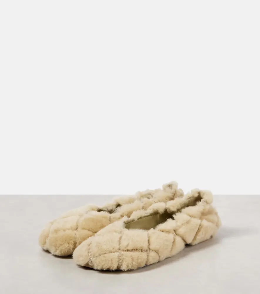 Burberry Baby quilted shearling ballet flats | Thumbnail 2